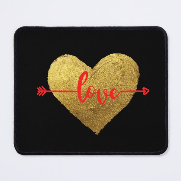 Item preview, Gold heart with Love Arrow designed and sold by timg58.