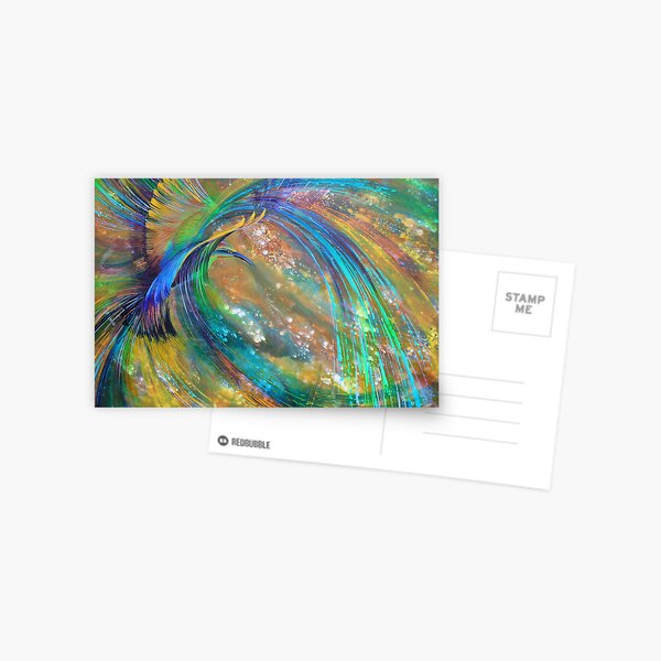 Harlequin Whirlwind Postcard
