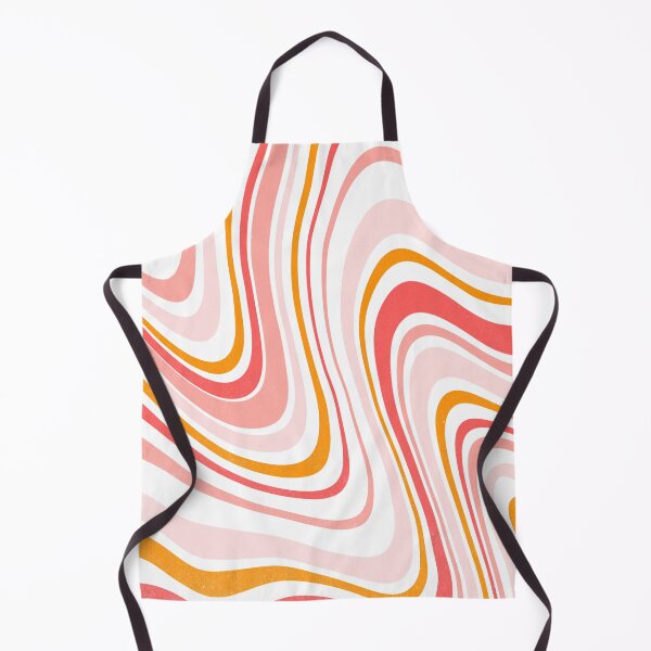 Item preview, Retro 70s swirl pink abstract pattern designed and sold by trajeado14.