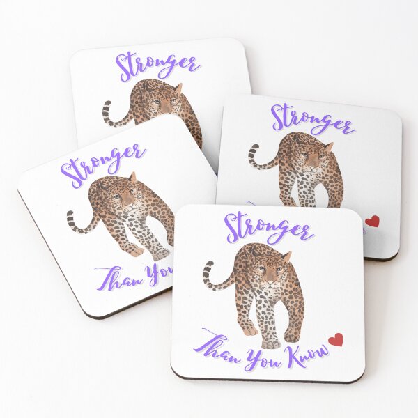 Item preview, Stronger Than You Know Leopard III designed and sold by ladytarleton.