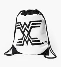Wonder mom mothers day wall art Drawstring Bag