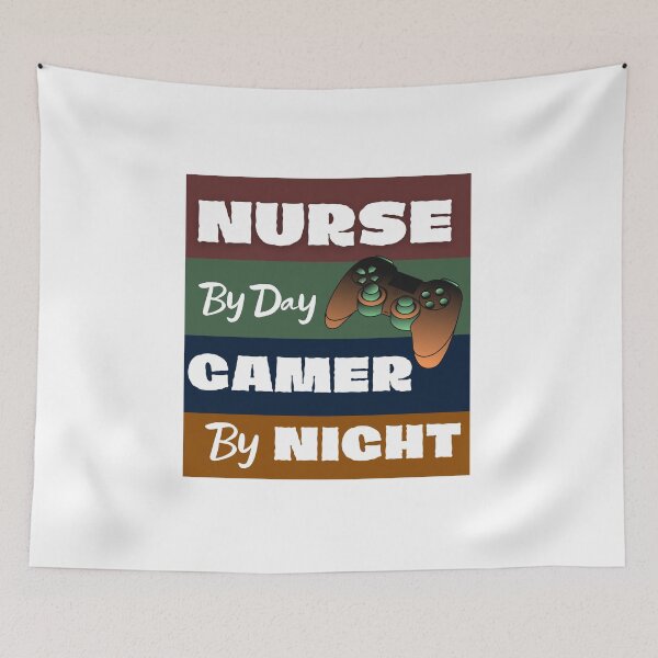 Item preview, Nurse By Day Gamer By Night Art Designs designed and sold by Manilyn0907.
