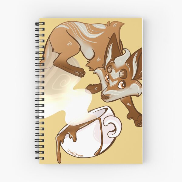 Item preview, Warm Steaming cup of Coffee Latte Fox designed and sold by DoodleDragoons.