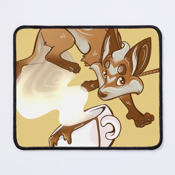 Item preview, Warm Steaming cup of Coffee Latte Fox designed and sold by DoodleDragoons.