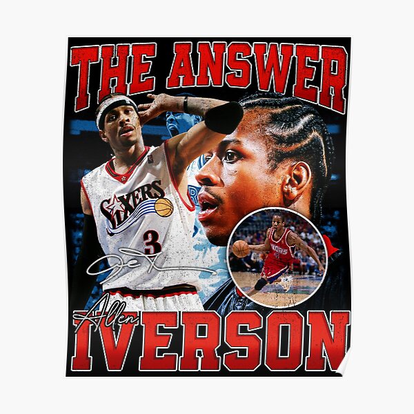 Allen Iverson The Answer MVP Vintage 90s Shirt
