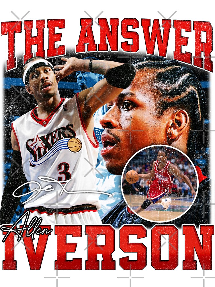Found an Allen Iverson number 1 jersey Bootleg or did he wear