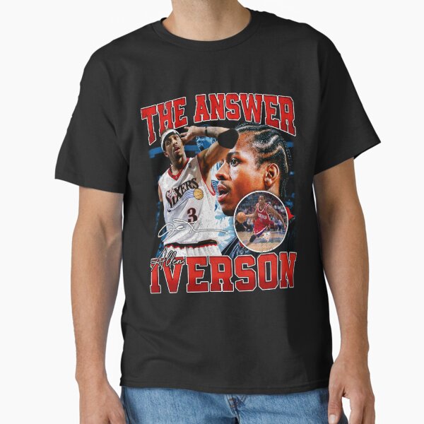 Item preview, Allen Iverson The Answer Basketball Legend Signature Vintage Retro 80s 90s Bootleg Rap Style designed and sold by Jonas Homenick ⭐⭐⭐⭐⭐(316).