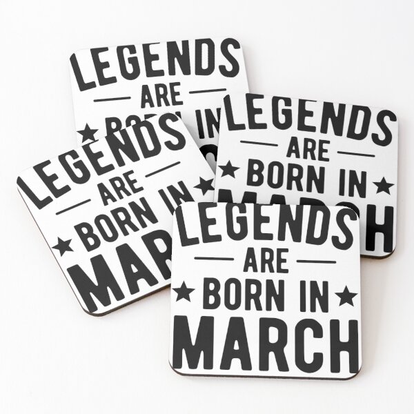 Item preview, Legends Are Born In March | March Birthday Quotes | Funny Birthday Quotes  designed and sold by chetan786.