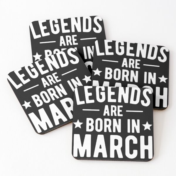 Item preview, Legends Are Born In March | March Birthday Quotes | Funny Birthday Quotes  designed and sold by chetan786.