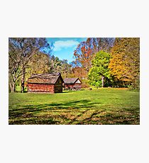 Johnson City Tennessee Cabins Photographic Print