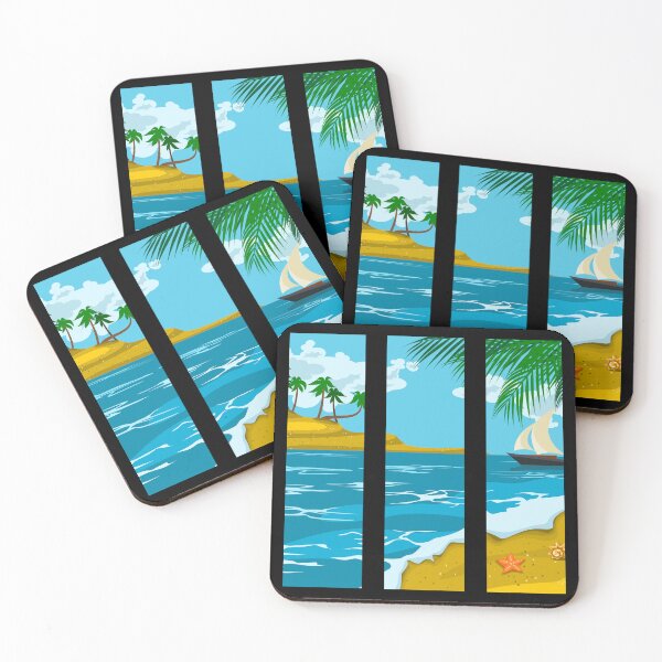 Item preview, Summer Beach Landscape designed and sold by murkyswamp.