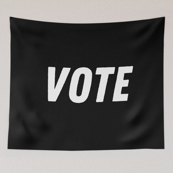 Item preview, Vote Face Mask Black designed and sold by mankelll.
