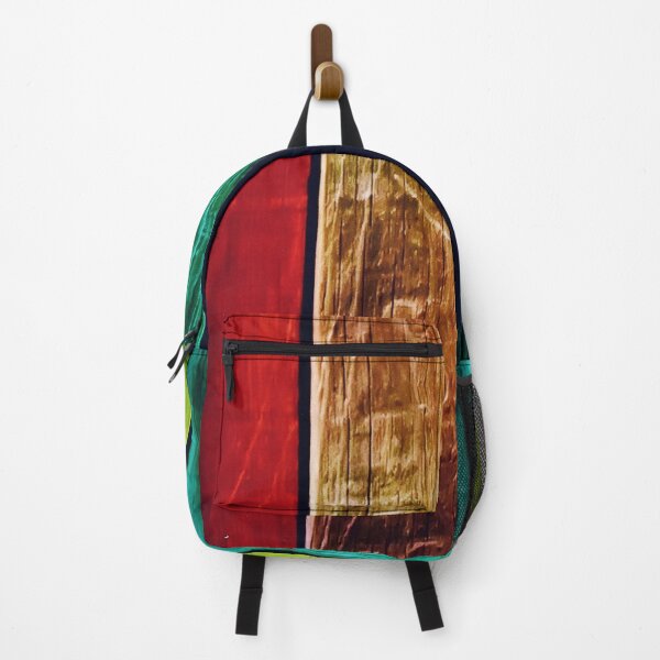 Item preview, Red Brown Seagreen Yellowgreen Wood Planks Pattern designed and sold by RyansOpenDoor.