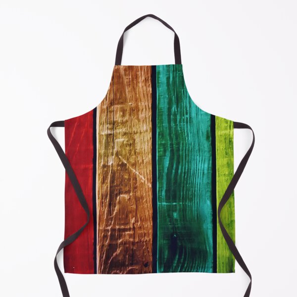 Item preview, Red Brown Seagreen Yellowgreen Wood Planks Pattern designed and sold by RyansOpenDoor.