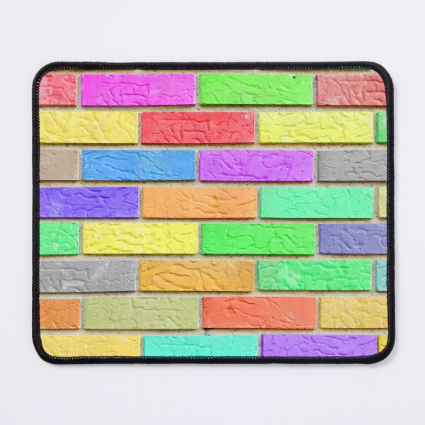 Item preview, Multicolor Painted Brick Wall Design Pattern designed and sold by RyansOpenDoor.
