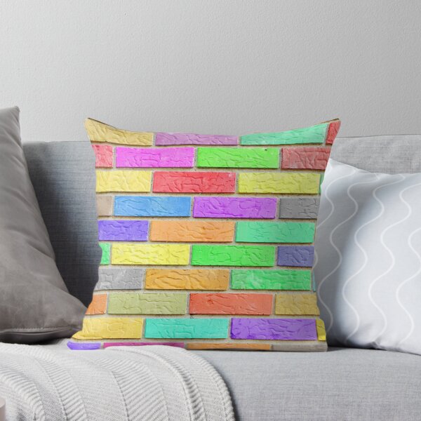 Item preview, Multicolor Painted Brick Wall Design Pattern designed and sold by RyansOpenDoor.