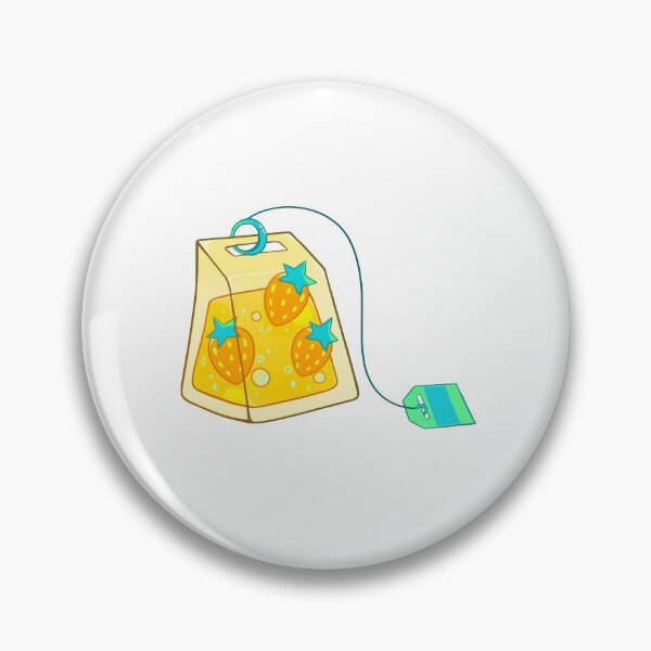 Item preview, Yellow Strawberry Tea Bag  designed and sold by Cloudlilies.