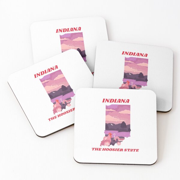 Item preview, INDIANA THE HOOSIER STATE designed and sold by DeversDesigns.