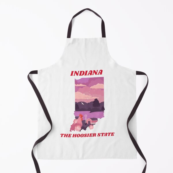 Item preview, INDIANA THE HOOSIER STATE designed and sold by DeversDesigns.