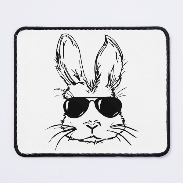 Item preview, Bunny Face With Sunglasses Easter Day designed and sold by ericrichard059.