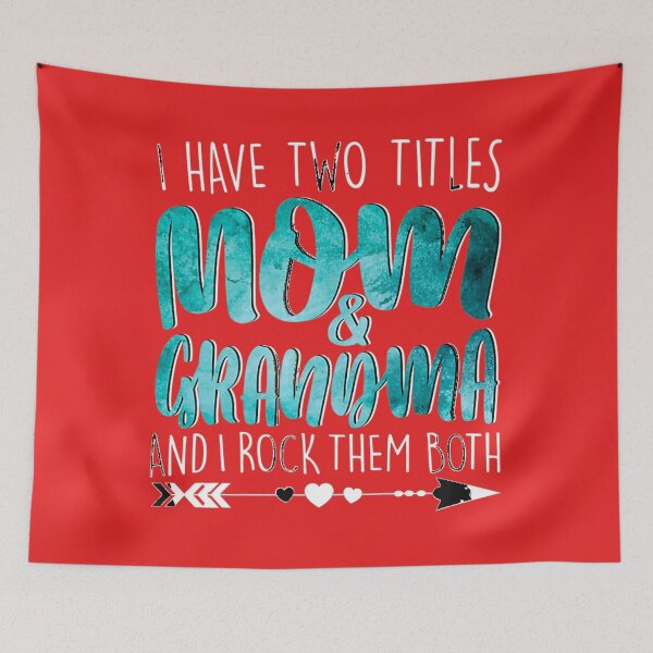 Item preview, I Have Two Titles Mom And Grandma Mommy Lady Female Mum Premium  designed and sold by blackspiderkid.