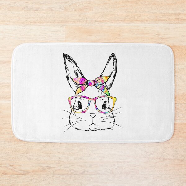 Item preview, Cute Bunny Rabbit Face Tie Dye Glasses Girl Happy Easter Day designed and sold by ericrichard059.