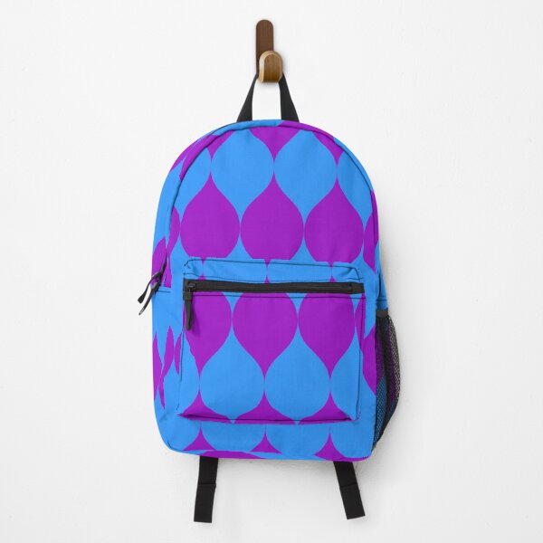 Item preview, Neo Geo - Blue and Purple Shapes Scallop - Simple - Modern Abstract Geometric Pattern. designed and sold by CattlettArt.