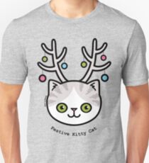 Festliche Kitty Katze Slim Fit T-Shirt
