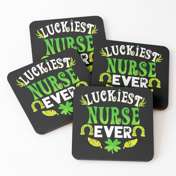 Item preview, Luckiest Nurse Ever Shirt St Patricks Day Nurse Gift designed and sold by AmapolaSerrato.