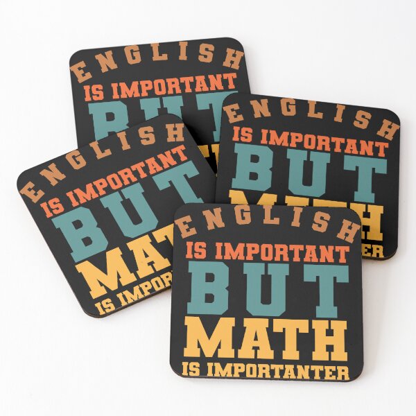 Item preview, Mathematics is important, The importance of mathematics has value, Math and english hard, Funny english language, English levels, English level fest, English unlimited, designed and sold by simowx.