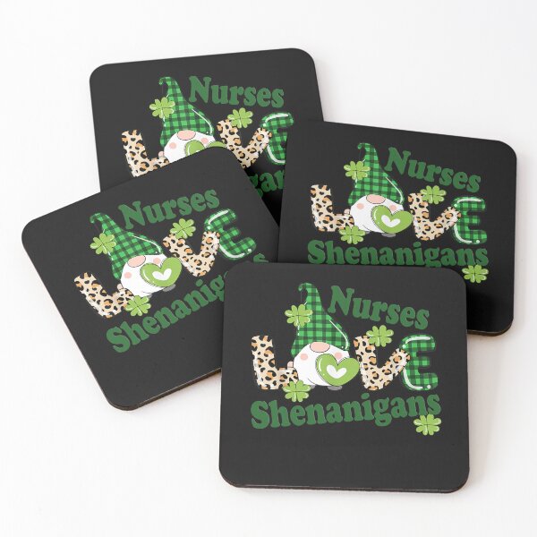 Item preview, Nurses LOVE Shenanigans St Patricks Day Irish Gnome Women designed and sold by AmapolaSerrato.