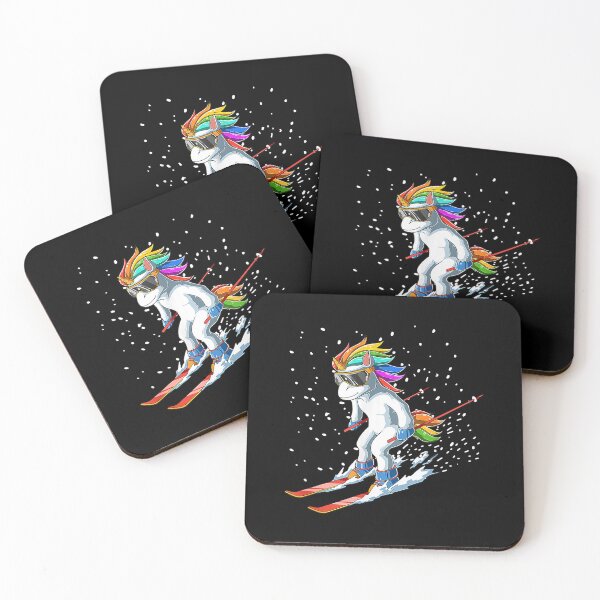 Item preview, Cute Skiing Unicorn Snowboarding - Snowboarding Lover designed and sold by douglasgary019.