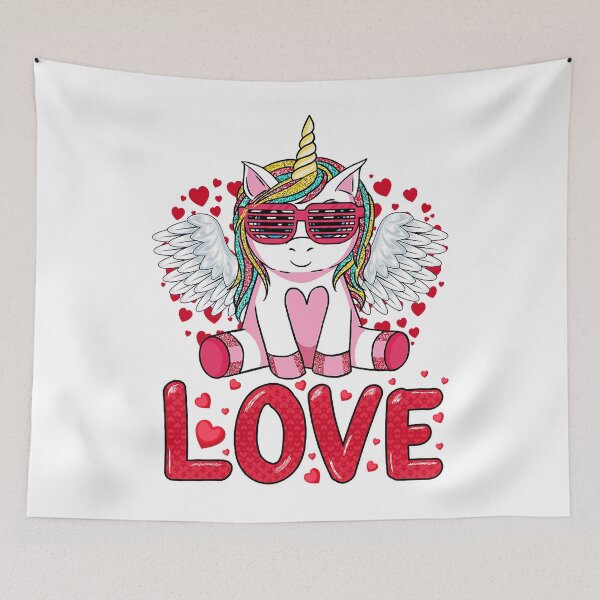 Item preview, Unicorn Love Heart Valentines Day designed and sold by douglasgary019.
