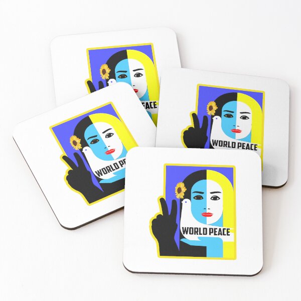 Item preview, Ukraine Russia -  World Peace - Ukraine designed and sold by CattlettArt.