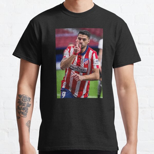 Atletico Madrid Home Jersey Custom No. 9 Suarez Football Shirt