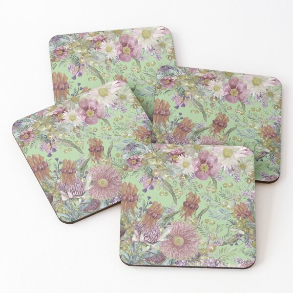 Item preview, Watercolor Bush Garden - Green Palette designed and sold by Sketchbook Designs.