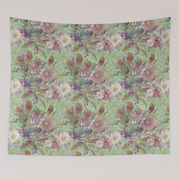 Item preview, Watercolor Bush Garden - Green Palette designed and sold by Sketchbook Designs.