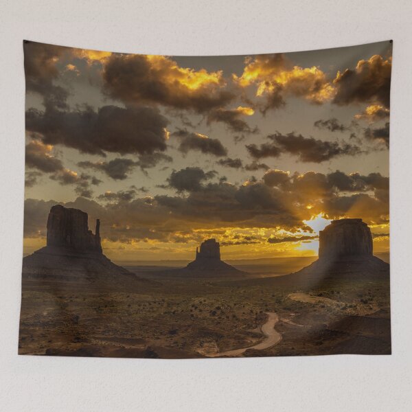 Item preview, sunrise Landscape Nature Tapestry - Monument Valley - Utah/Arizona  3 designed and sold by travel101.