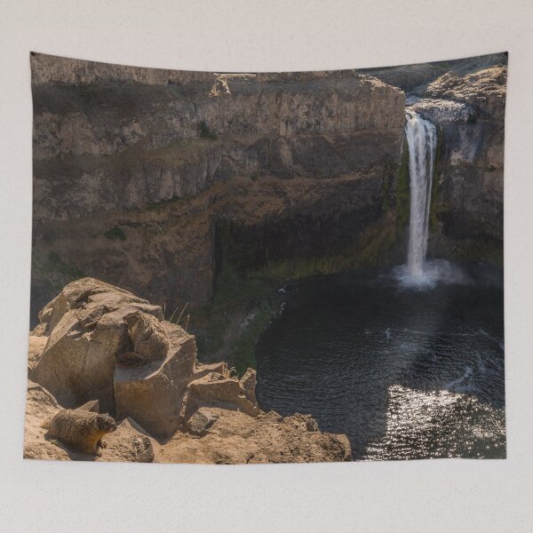 Item preview, Travel Waterfall Landscape for wall tapestry -The hogs with Palouse Falls designed and sold by travel101.