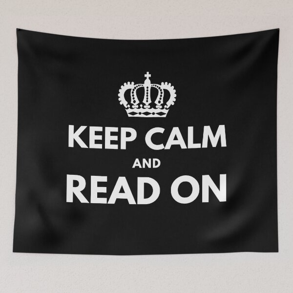 Item preview, Keep Calm And Read On designed and sold by WeiloveD.