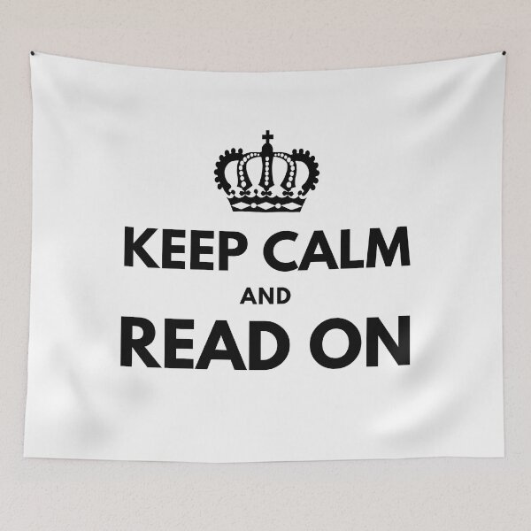 Item preview, Keep Calm And Read On designed and sold by WeiloveD.
