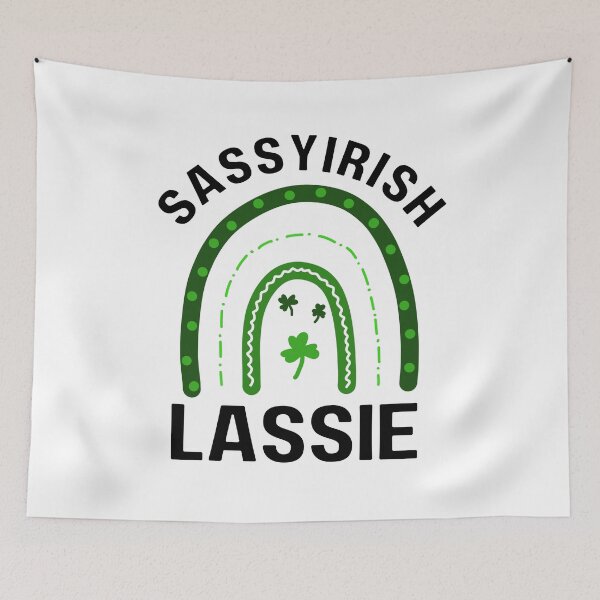 Item preview, Sassy Irish Lassie Rainbow St Patrick Day designed and sold by InkMeister.