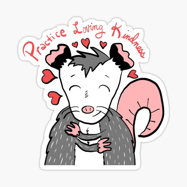 Therapossum - Loving Kindness Sticker