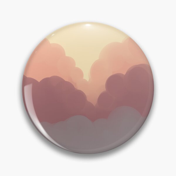 Item preview, Aesthetic sunset with soft looking clouds in a cute color palette designed and sold by Soft-Maiot.