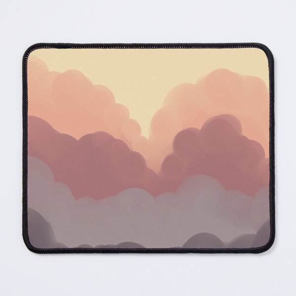 Item preview, Aesthetic sunset with soft looking clouds in a cute color palette designed and sold by Soft-Maiot.