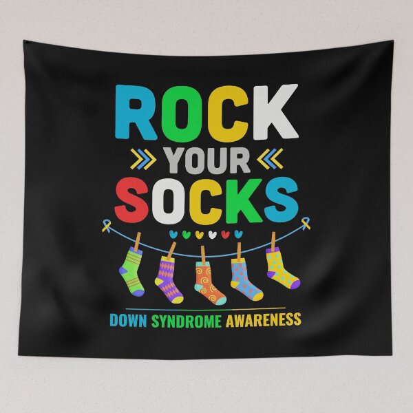 Item preview, Down Syndrome Awareness day Yellow Blue Ribbon designed and sold by TastefulTees.