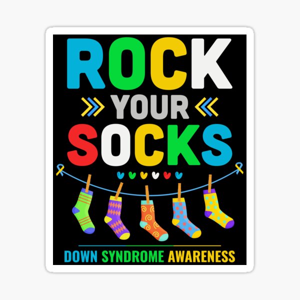 Item preview, Down Syndrome Awareness day Yellow Blue Ribbon designed and sold by TastefulTees.