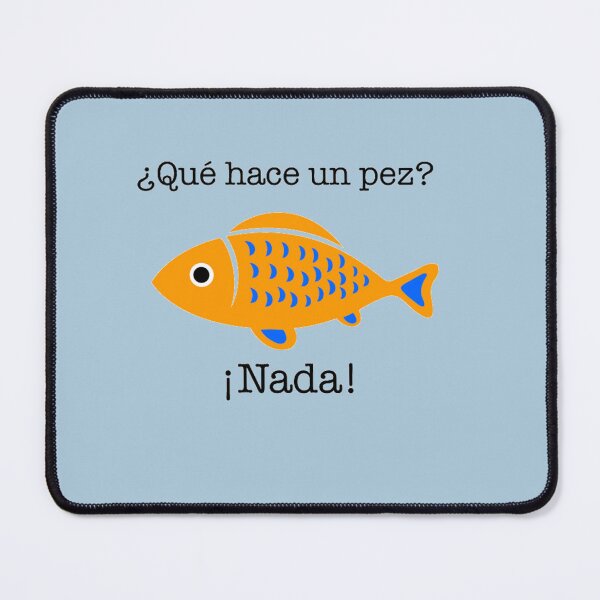 Item preview, ¿Qué hace un pez Sticker designed and sold by Matttthia.