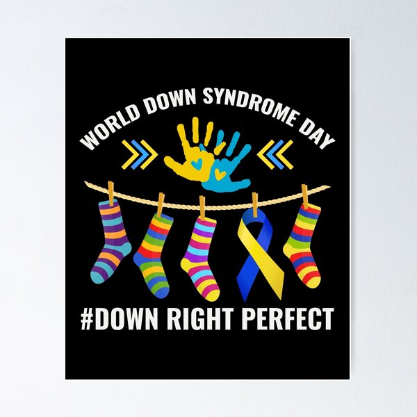 Item preview, Down Syndrome Awareness day Yellow Blue Ribbon designed and sold by TastefulTees.