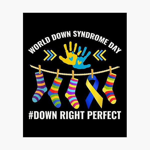 Item preview, Down Syndrome Awareness day Yellow Blue Ribbon designed and sold by TastefulTees.